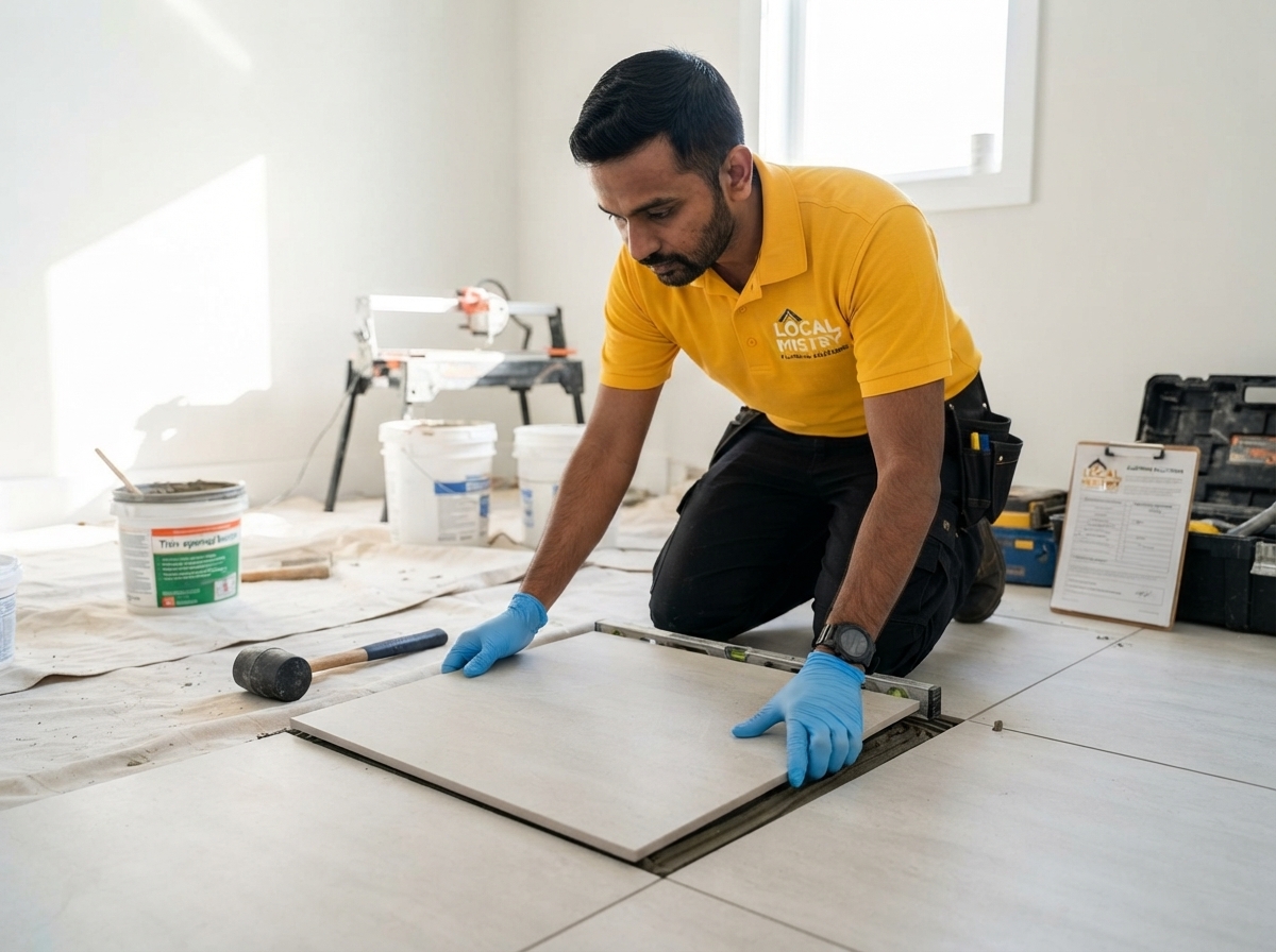 Vitrified Floor & Wall Tiling